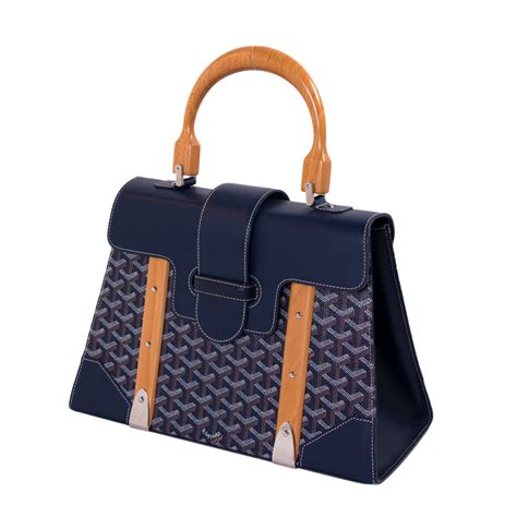 blue designer bag goyard|goyard saigon pm bag price.